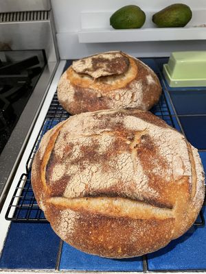 Two loaves of bread
