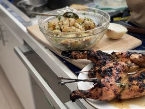 Chicken and potatoes
