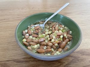 Soup in a bowl