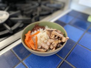 bun bown in a bowl