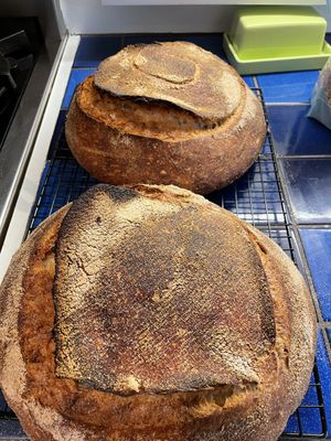 Two loaves of bread