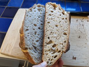 2nd (circled) loaf split