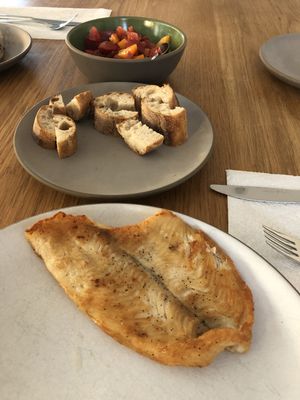 Fish on a plate